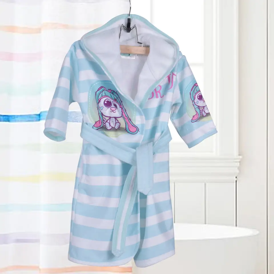 ДЕТСКИ ХАЛАТ ЗА БАНЯ DF ПЕЧАТ S - FOR U - 27.90&euro;