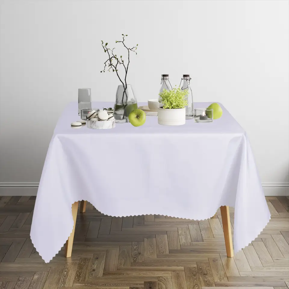 ПОКРИВКА ЗА МАСА ТРИНИТИ 100/150 - БЯЛ - 8.13&euro;